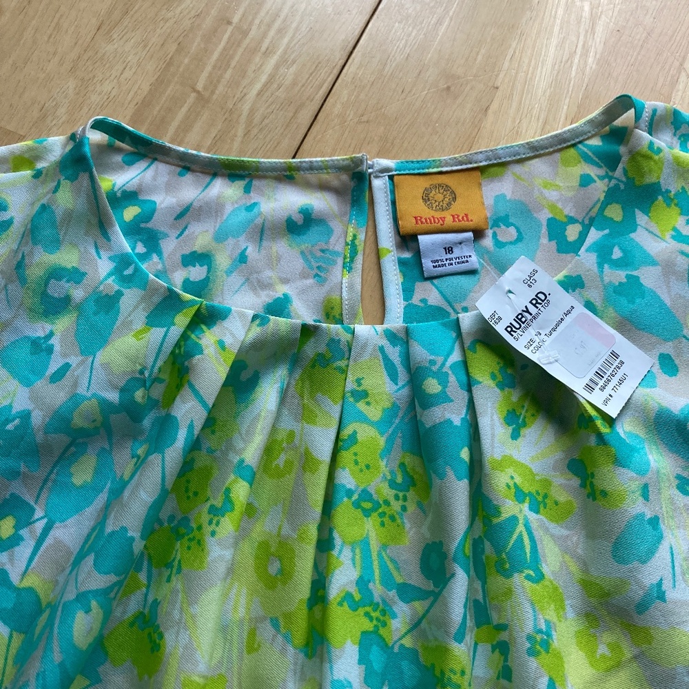 Lightweight sleeveless blouse Ruby Rd size 18 - Picture 3 of 5